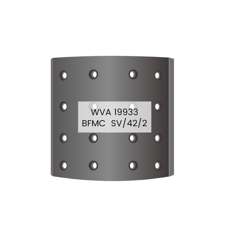 Europæisk bremsebelægning 19933 SV/42/2 til SCANIA