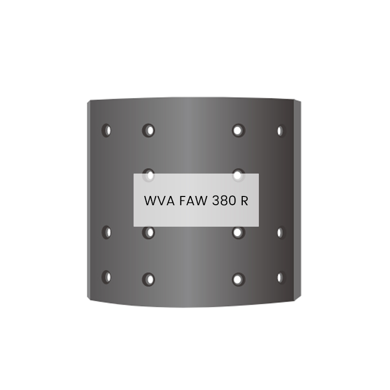 Lastbilbremsebelægning FAW 380 R til FAW 14 huller